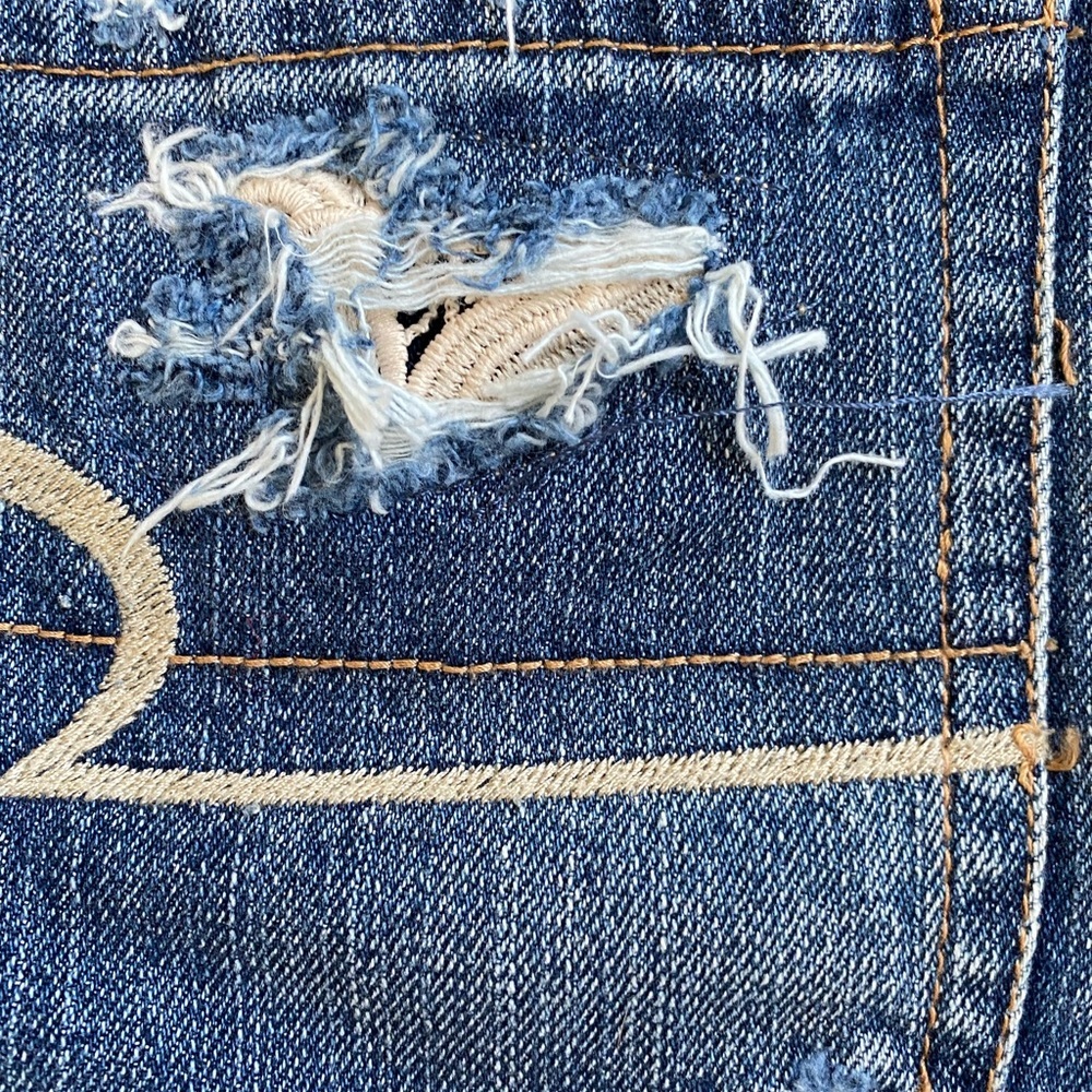 American Eagle outfitters denim blue jean shorts size 6 - Picture 10 of 10